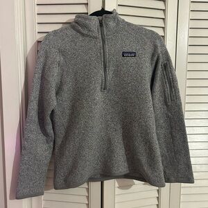 Patagonia grey quarter zip Medium